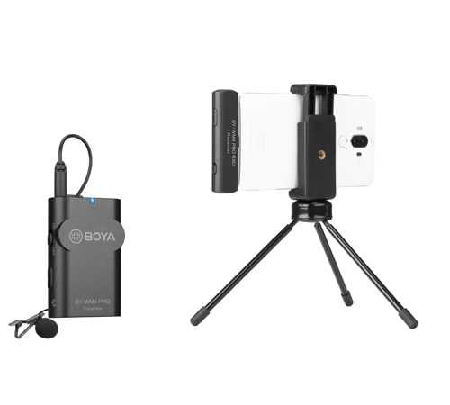 BOYA BY-WM4 PRO-K5 2.4GHz Wireless Microphone For android devices รับประกันสินค้า 2 ปี