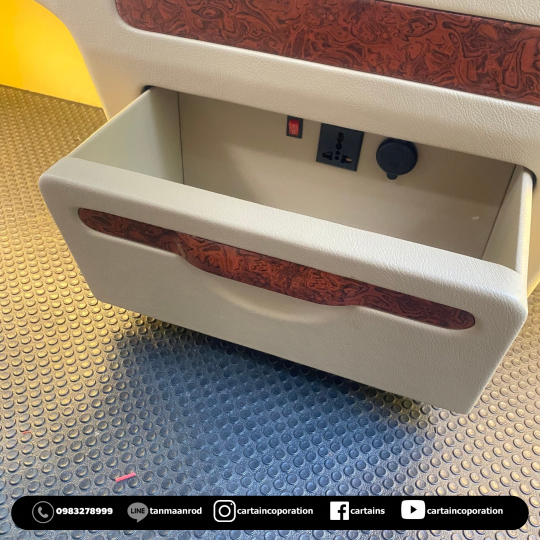 คอนโซลเตี้ย สีครีม Hyundai H1