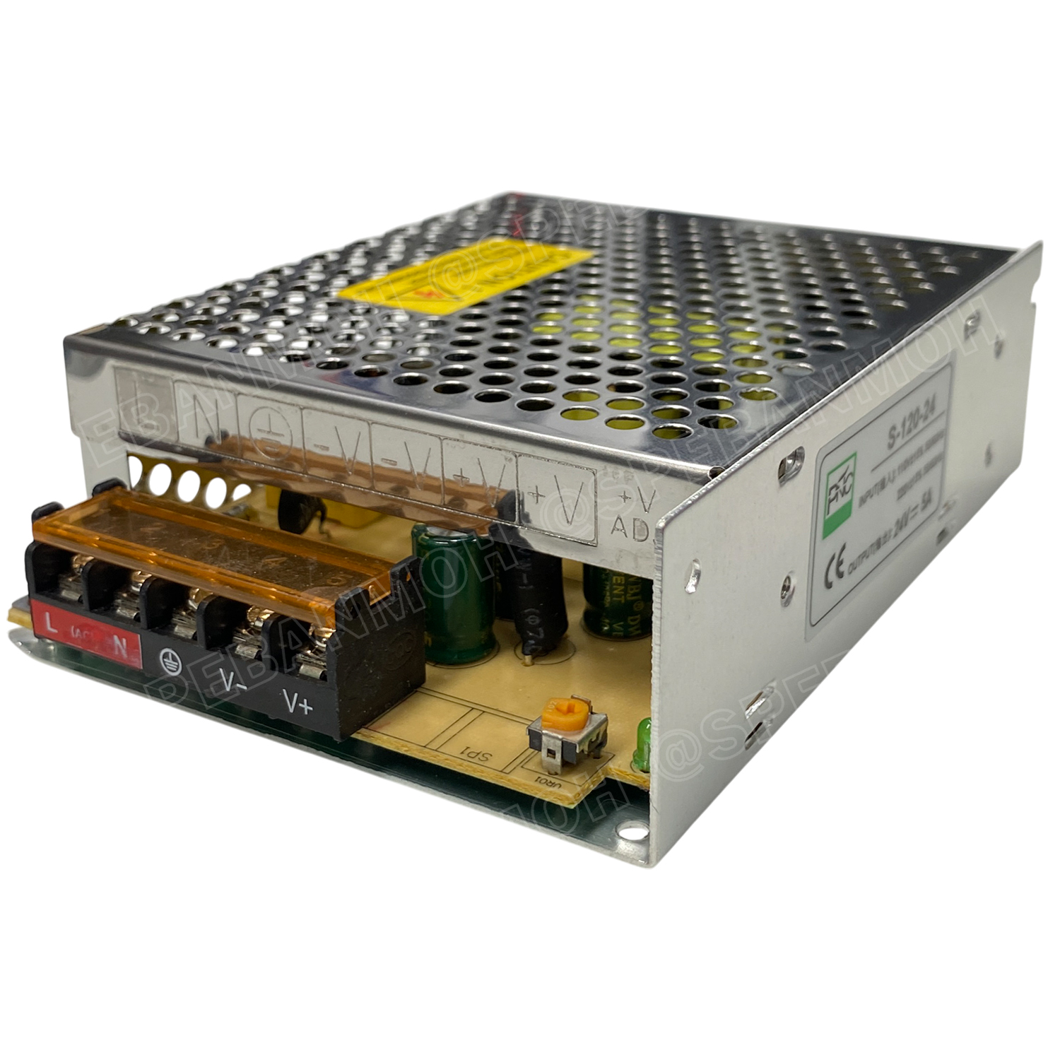 [ 1 ชิ้น ] S-120-24 Switching Power Supply สวิทช์ชิ่ง พาวเวอร์ซัพพลาย 24V 5A 120W Switching Power Supply 120วัตต์ แหล่งจ่ายไฟ แบบสวิตชิ่ง 24 โวลต์ ซัพพลายจ่ายไฟ Output 24VDC เพาเวอร์ซัพพลาย โวลต์ ดีซี ตัวแปลงไฟ หม้อแปลง ไฟเข้า 110V / 220V AC to 24V DC