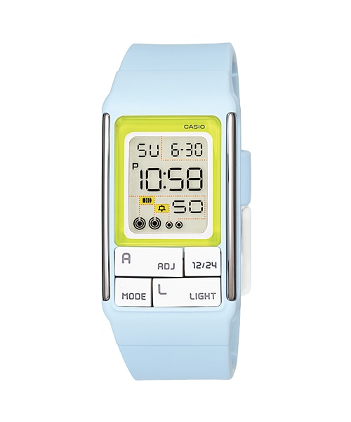 CASIO POPTONE รุ่น LDF-51-2ADR สีฟ้า อ่อน สินค้าของเเท้