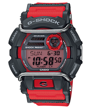 CASIO G-SHOCK รุ่น GD-400-4DR Red สีดำ แดง สินค้าของเเท้ รับประกันศูนย์ CMG