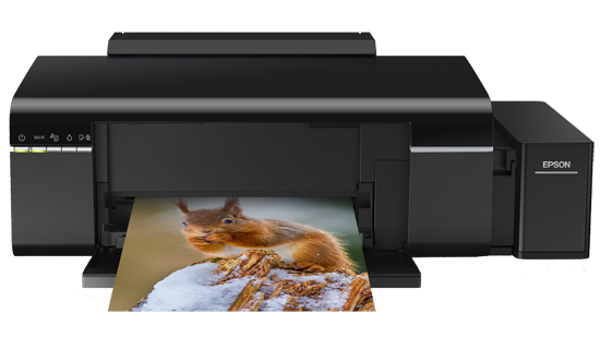 EPSON L805 Wi-Fi Photo lnk Tank Printer ให้งานพิมพ์ความละเอียดสูง ภาพคมชัด รองรับ Wi-Fi ภายในตัวเครื่อง รับประกันสินค้า 1 ปี
