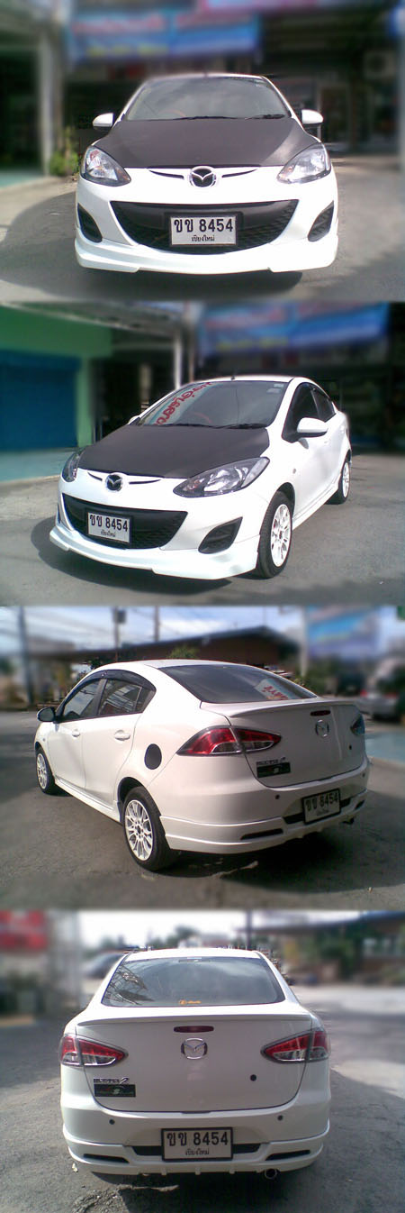 ชุดแต่งรอบคัน V2 MAZDA 2 SEDAN 2010-2014