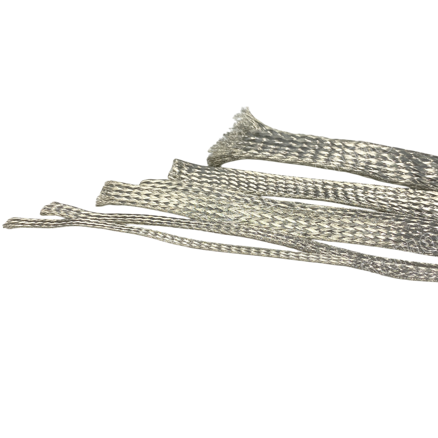 [ 1 เมตร ] TZX15 2.5-10 sq.mm ทองแถงเคลือบดีบุกแบบถัก TZX15 Flexible Tinned Copper Braid ทองแดงเคลือบดีบุก สำหรับทำกราวตู้ ทองแดงฝอย Copper Wire ทองแดงถัก สำหรับงานไฟฟ้า งานโซล่าร์เซลล์ ตาข่ายทองแดงถัก