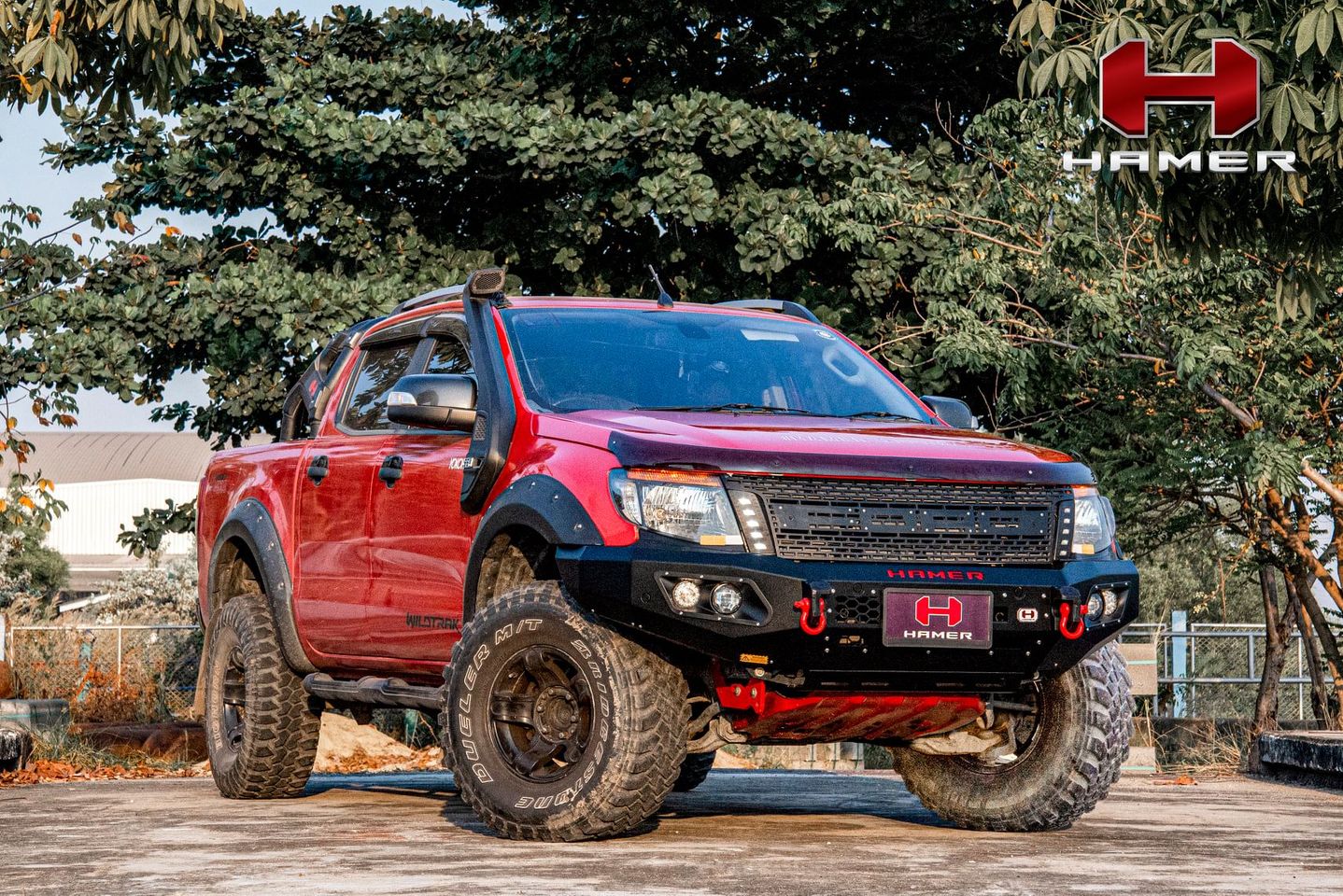 กันชนหน้า HAMER KING SERIES BULL BAR Ford Ranger 2012-2014