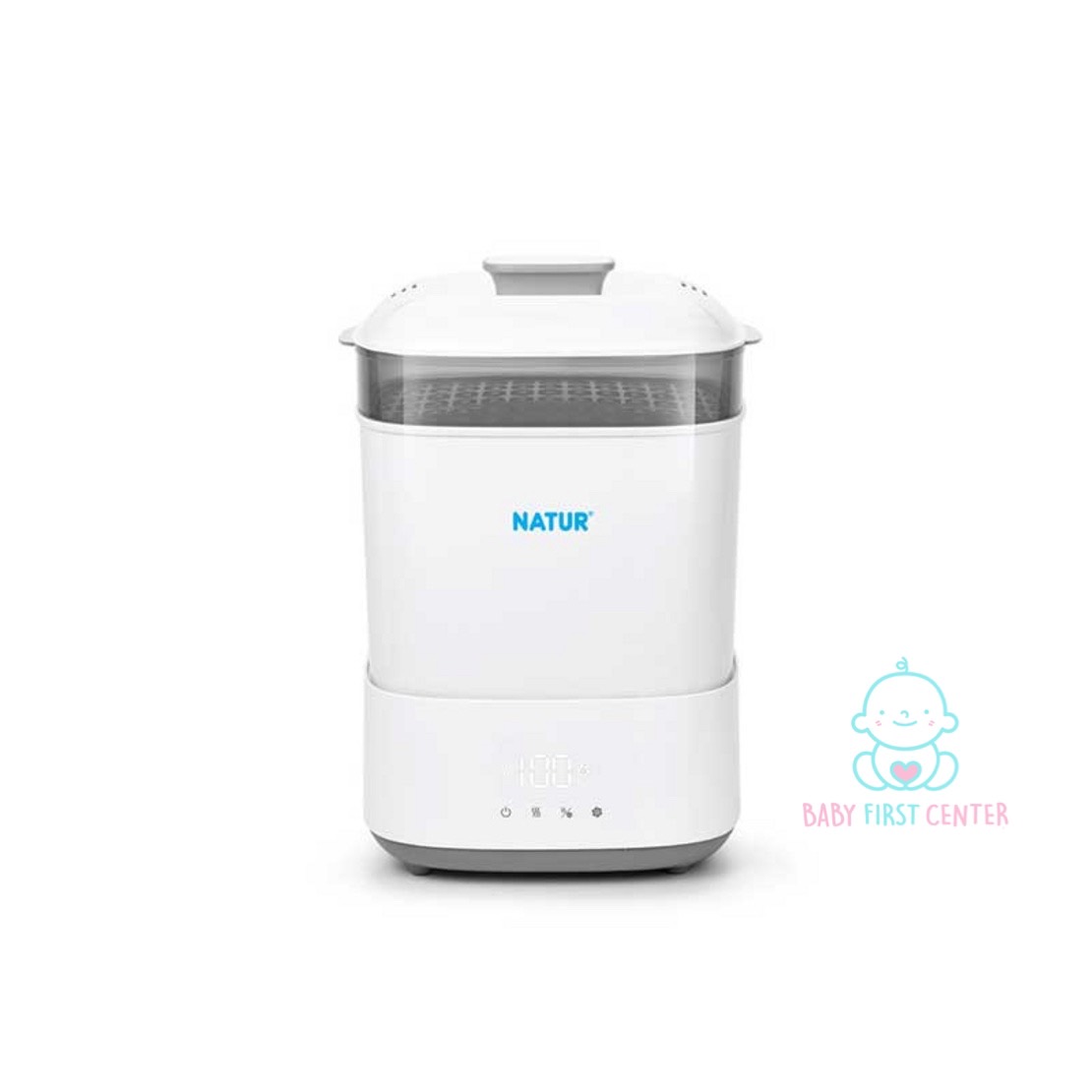 NATUR เครื่องนึ่งขวดนมพร้อมอบแห้ง SD-5 สามารถเลือกใช้งานได้ 3 ระบบ: นึ่งฆ่าเชื้อ, อบแห้ง และนึ่งฆ่าเชื้อพร้อมอบแห้ง ตามความต้องการ