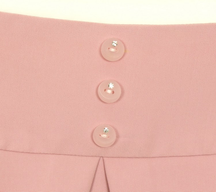 SK-166 กระโปรงแฟชั่น&ทำงาน ทรงสอบ ผ้า HIGH TWICH สีชมพูอมม่วง