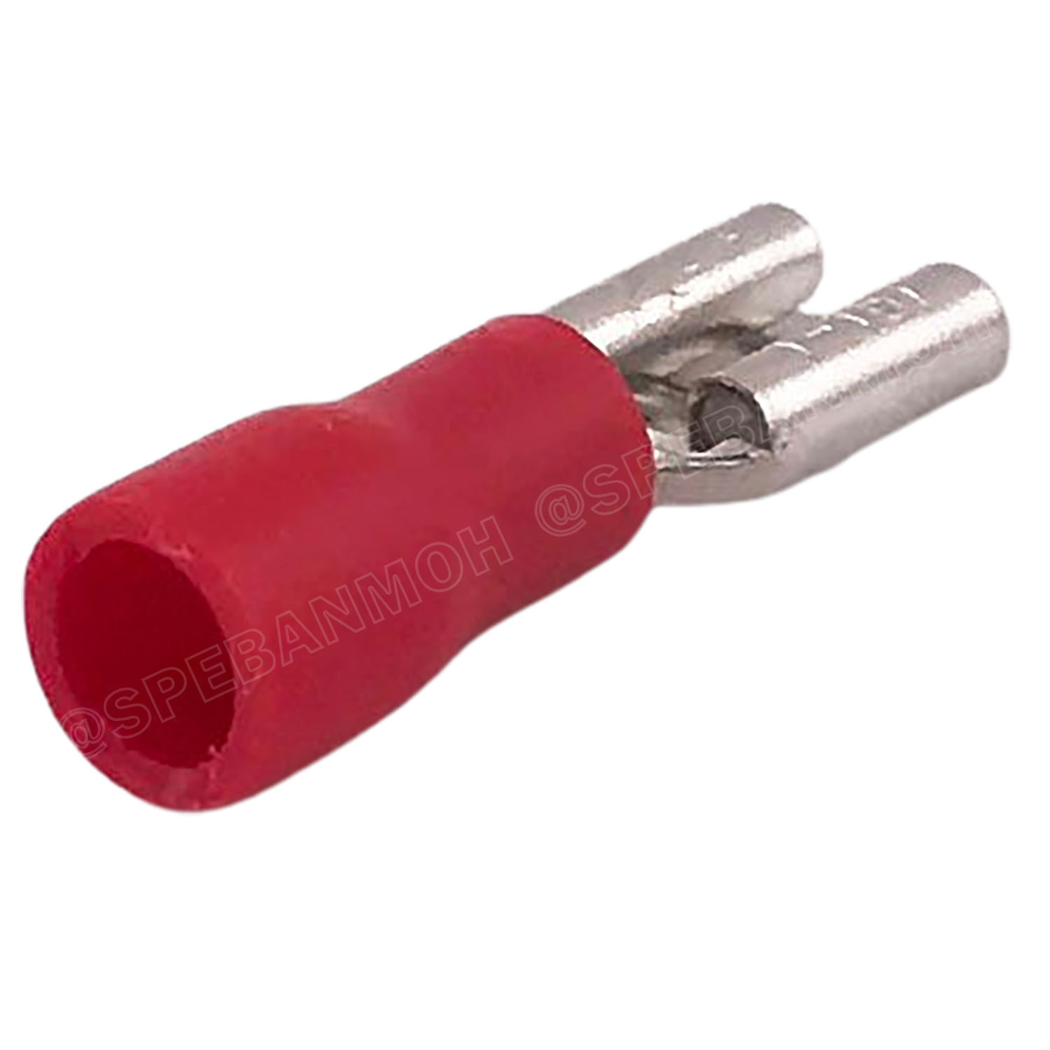 [ 100 ตัว/ถุง ] FDD1.25-187 สีแดง Red หางปลาเสียบแบน ตัวเมีย หุ้มฉนวน สำหรับสาย 0.5-1.5 mm2 22-16awg หางปลาหุ้มฉนวน Crimping Terminal หางปลาเสียบแอร์ ตัวเมีย เทอร์มินอลต่อสาย ขั้วต่อสายไฟ Insulated Terminal ตัวต่อสาย หุ้มฉนวน ข้อต่อสายแบบย้ำ Crimp Sleeve