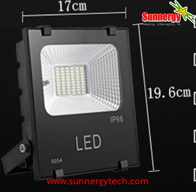 LED Solar flood light ขนาด 20W รุ่น STCLF-TYGS20W