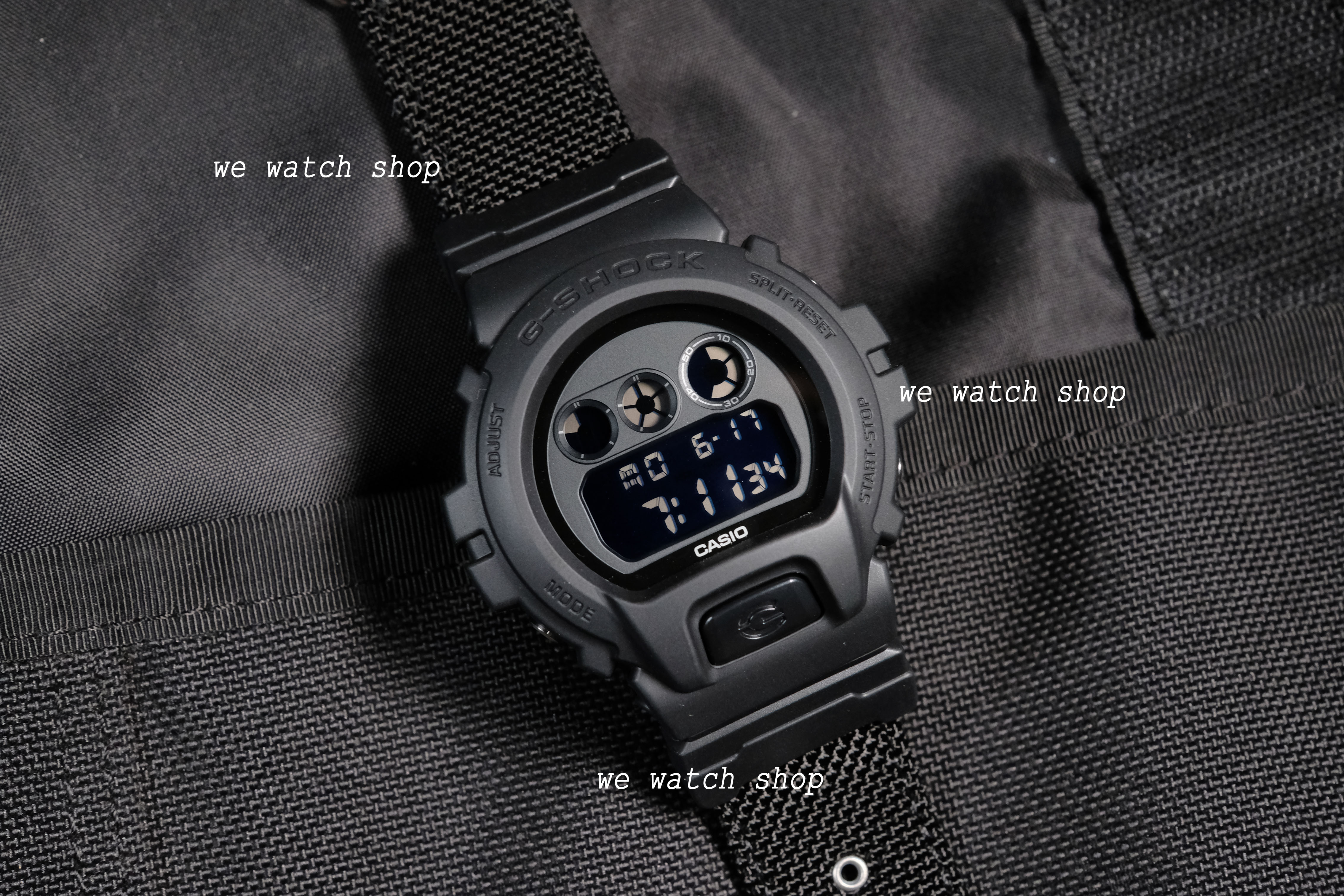 CASIO G-SHOCK รุ่น DW-6900BBN-1DR สีดำ สินค้าของเเท้ รับประกันศูนย์ CMG