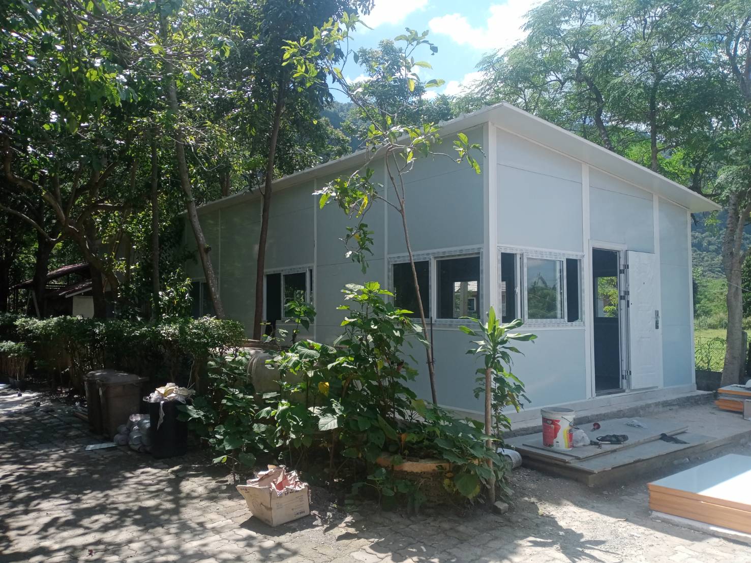บ้านน็อคดาวน์ 5x16เมตร ธรรมสถานไท่ถง ปากช่อง
