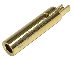 [ 5ชิ้น ] ปลั๊กกล้วย บานานาเข็ม เมียต่อสาย BNN-2MM-646 (Mini Banana) ∅ 2 mm สีแดง / RED