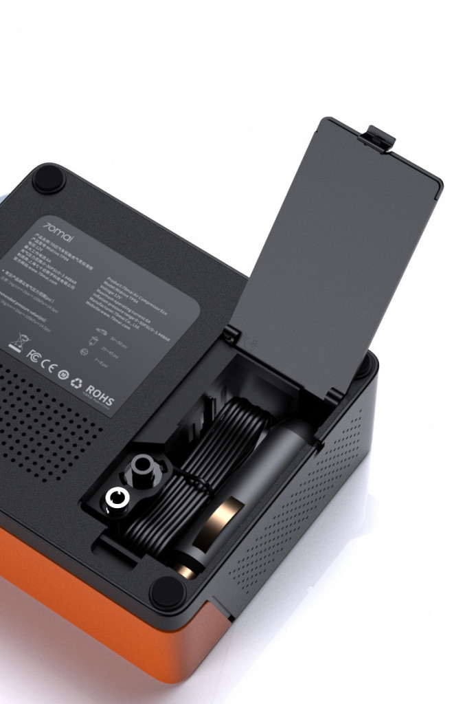 Xiaomi 70mai TP04 เครื่องปั๊มลมยางแบบพกพา Air compressor ECO ขนาดเล็ก ประกันศูนย์ไทย 6เดือน