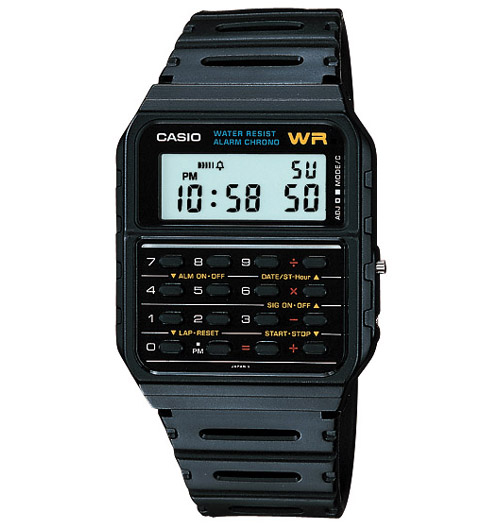 CASIO รุ่น ca-53w-1z สีดำ สินค้าของเเท้