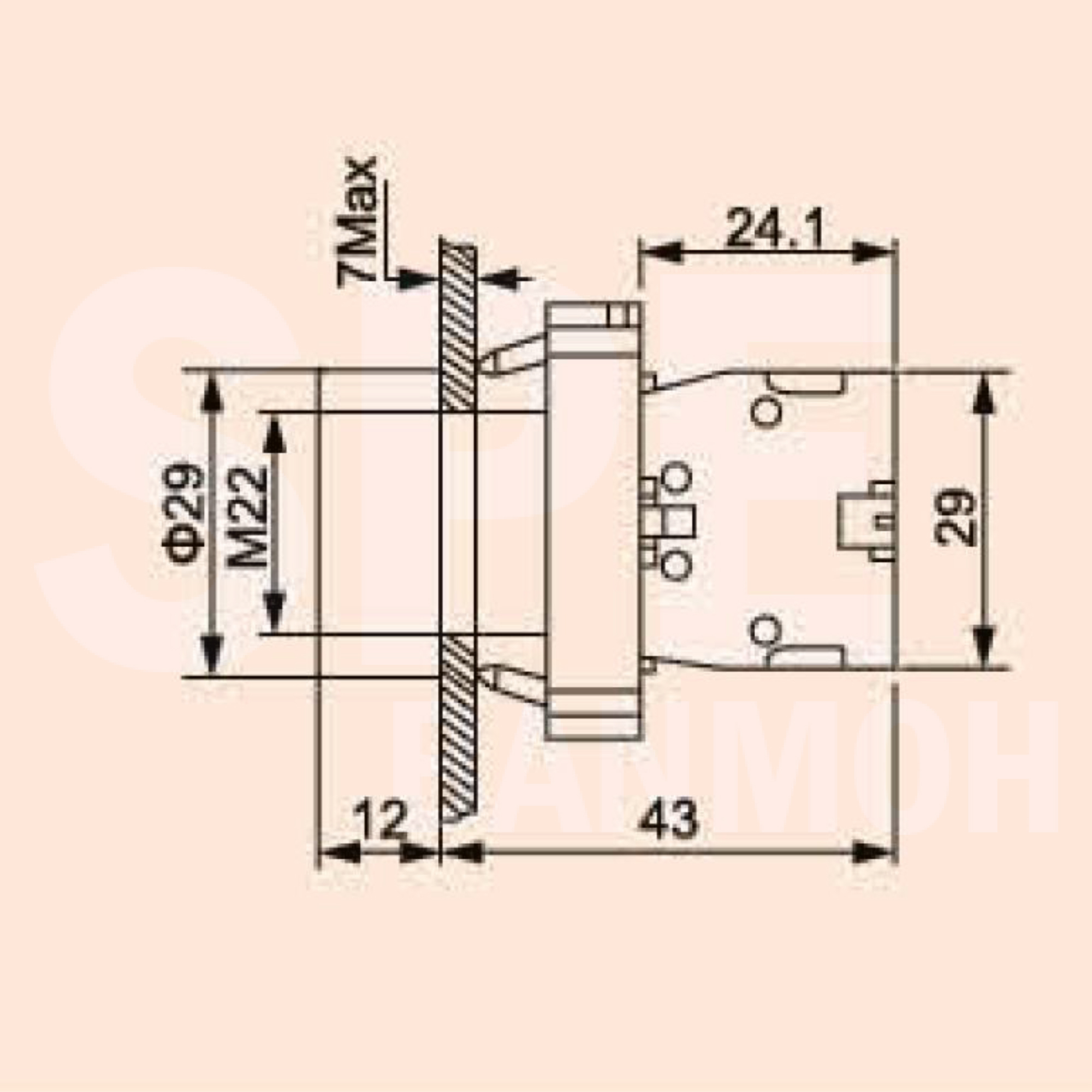EB2-BA21 ดำ Black สวิทช์กด 22มม EB2 BA31 สวิทตู้คอนโทรล กดเด้ง Momentary ZB2 BE101C ไม่ล็อค เด้งกลับ Momentary Push Button Switch 1NO สวิท 22mm กดเด้ง EB2 BA31 ON OFF สวิทคอนโทรล 22 มม กดติด ปล่อยดับ สวิทช์ Start Stop สวิทช์กดเด้ง สวิทช์ปุ่มกด ZB2 EB2 22ม