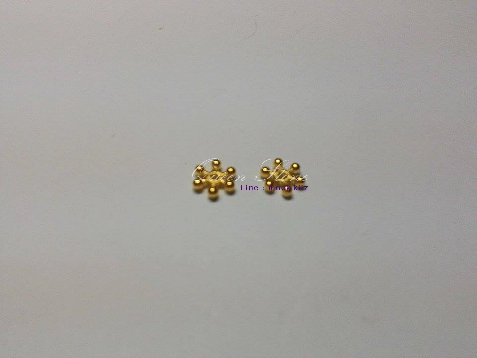 ตัวคั่นดอกไม้ สีทอง (1 ชิ้น)
