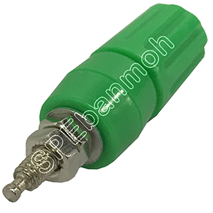 [ 5ชิ้น ] BDP-111 บานานาแจ็ค ติดแท่น (Banana Socket) Ø 4 mm N/A เขียว (Green) บานานาแจ็ค Banana Jack ปลั๊กกล้วยติดแท่น Biding Post Mounting Type ปลั๊กก้วย ตัวเมีย ติดเเท่น Test Lead Socket ไบดิ้งโพส ปลั๊ก แจ็ค ไบดิ้งโพส ขั้วต่อทดลอง ปลั๊กตัวเมีย เดี่ยว แบ