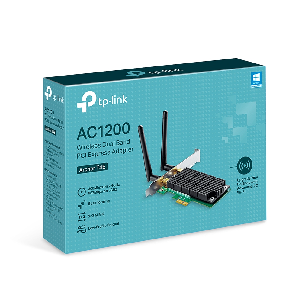 TP-LINK Archer T4E AC1200 Wireless Dual Band PCI Express Adapter รับประกันศูนย์ไทย