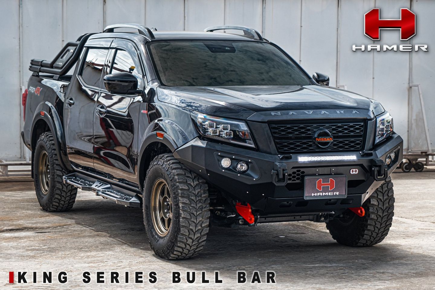 กันชนหน้า HAMER รุ่น KING SERIES BULLBAR NAVARA 2021