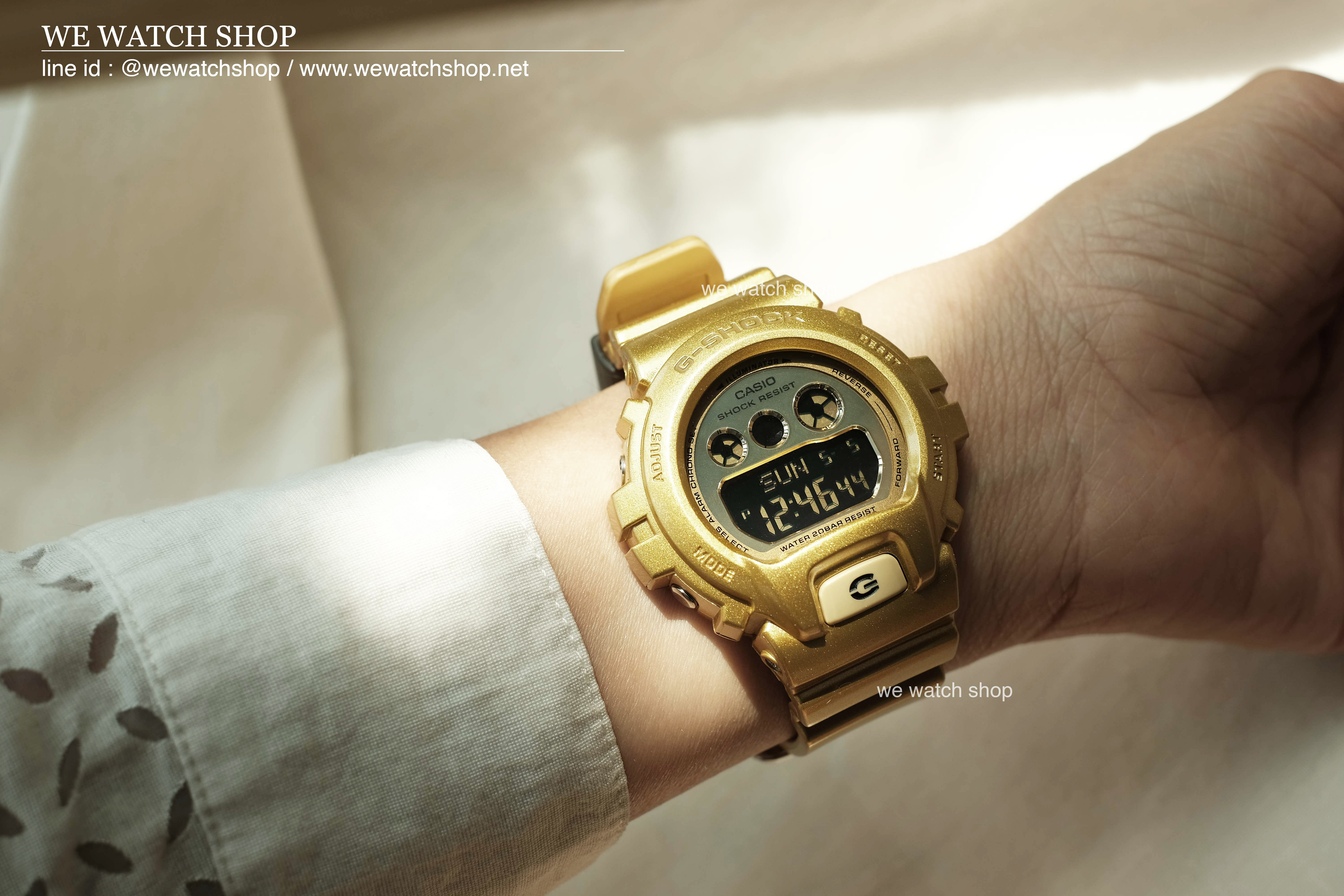 CASIO G-SHOCK รุ่น GMD-S6900SM-9 สีทอง สินค้าของเเท้ รับประกันศูนย์ CMG