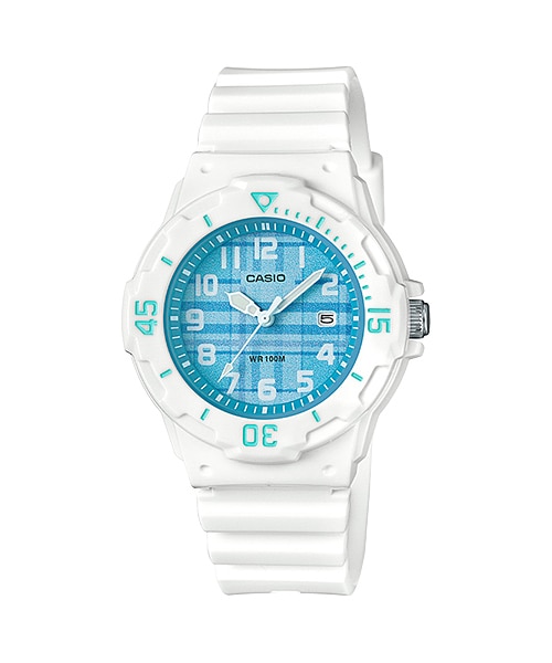CASIO Standard รุ่น LRW-200H-2CVDF สีขาว หน้าปัดสีฟ้า สินค้าใหม่ ของแท้ รับประกันศูนย์ CMG 1 ปี