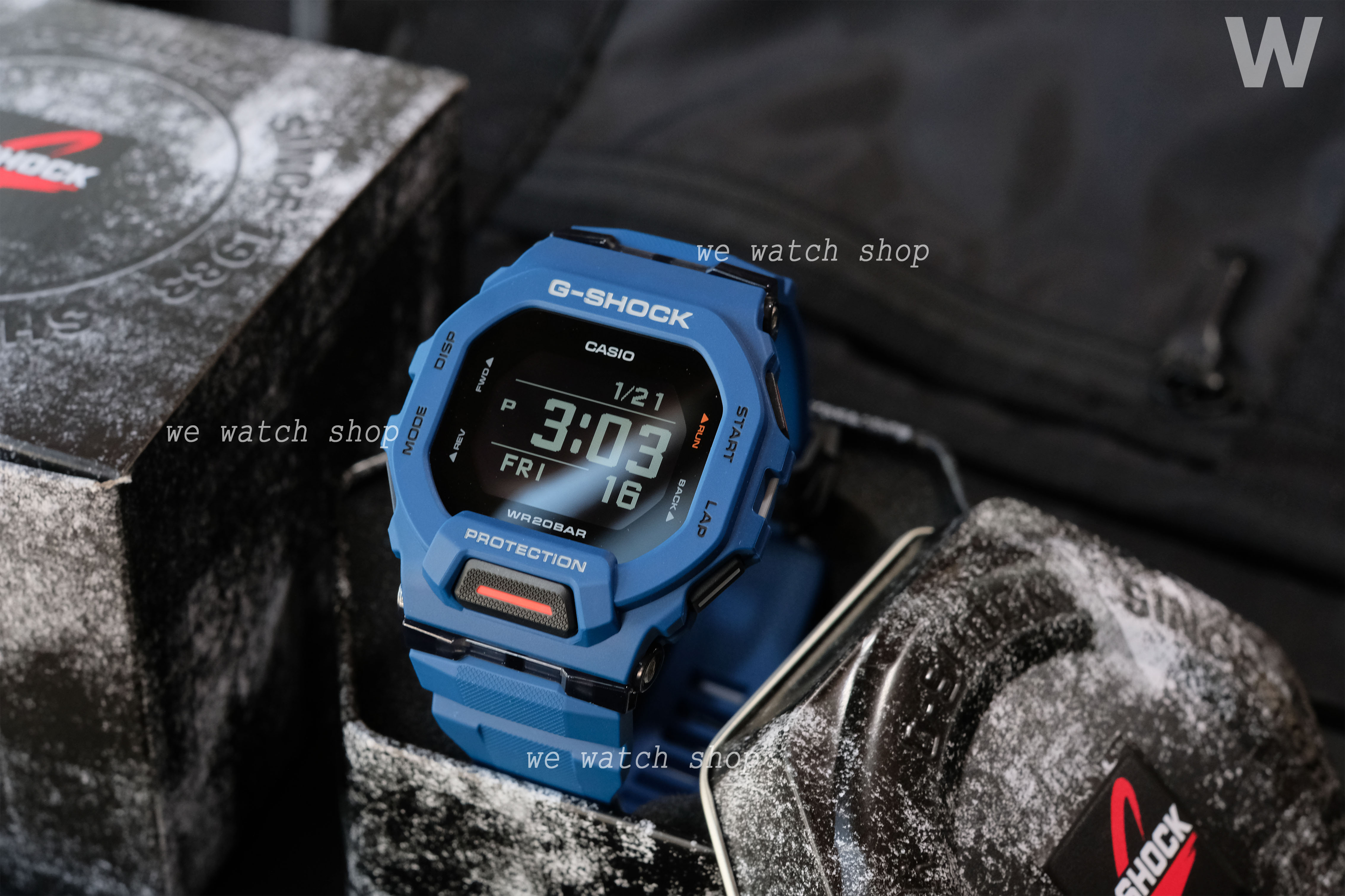 CASIO G-SHOCK รุ่น GBD-200-2DR สีน้ำเงิน สินค้าของเเท้ รับประกันศูนย์ CMG
