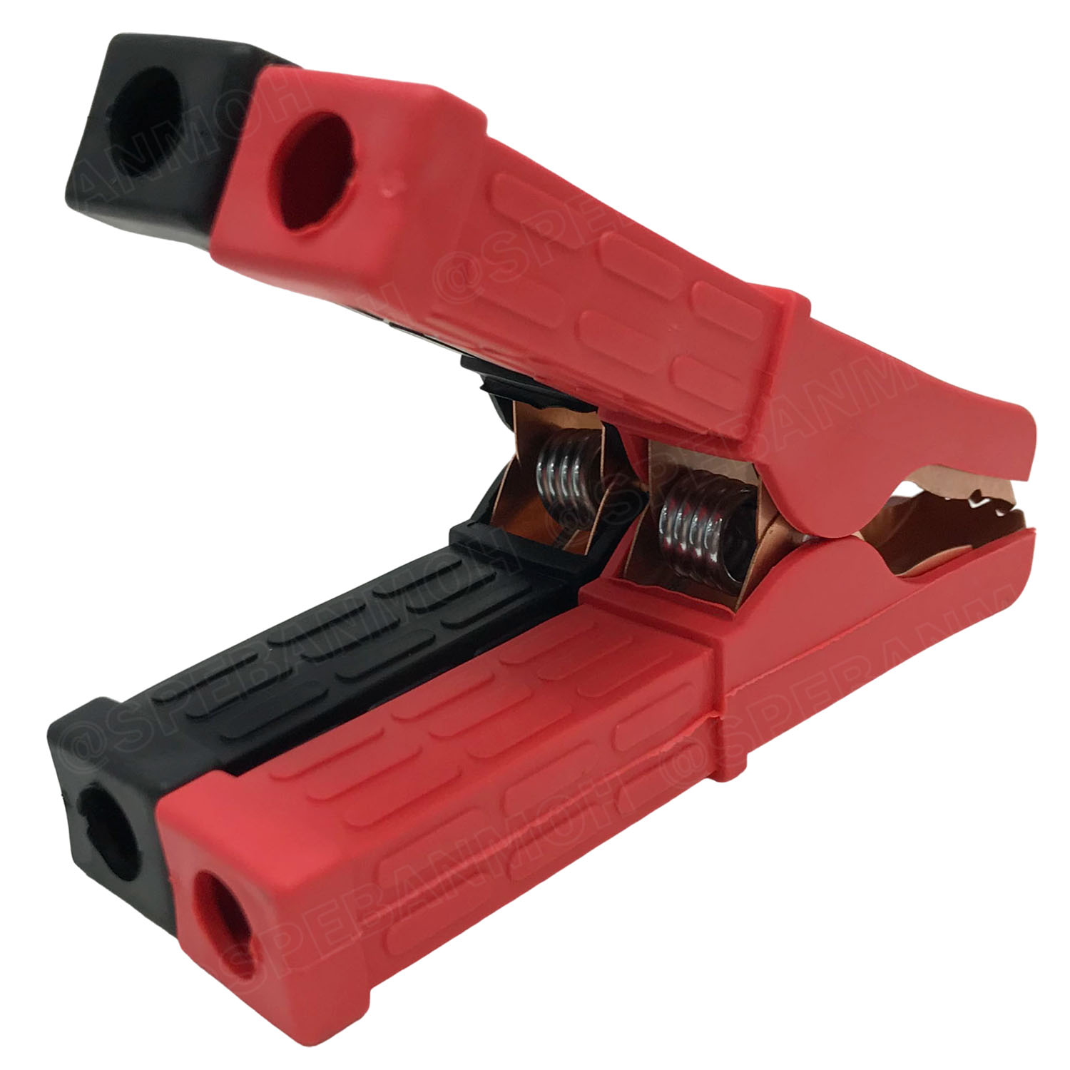 [ 1คู่ ] AL-057 ปากคีบขั้วแบต 100A ปากคีบแบตเตอรี่รถยนต์ ทองแดง ปากคีบ แบต แบด ทองแดง ปลายทองแดง Clamps For Car Battery ปากคีบสายชาร์จแบต ปากคีบแบตเตอรี่ แดง ดำ ปากคีบขั้วแบตเตอรี่ ปลายคีบทองแดง แบตเตอรี่รถยนต์ ปากคีบ ดำ แดง ปลายทองแดง