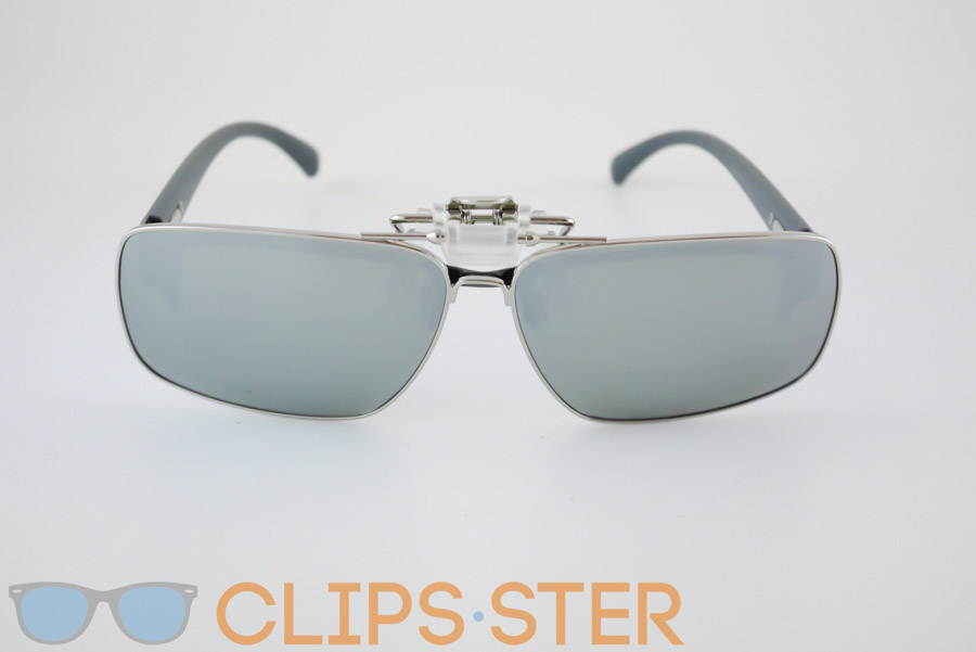 คลิปออนกันแดด Clipsster รุ่น Trapster เลนส์เงินปรอท