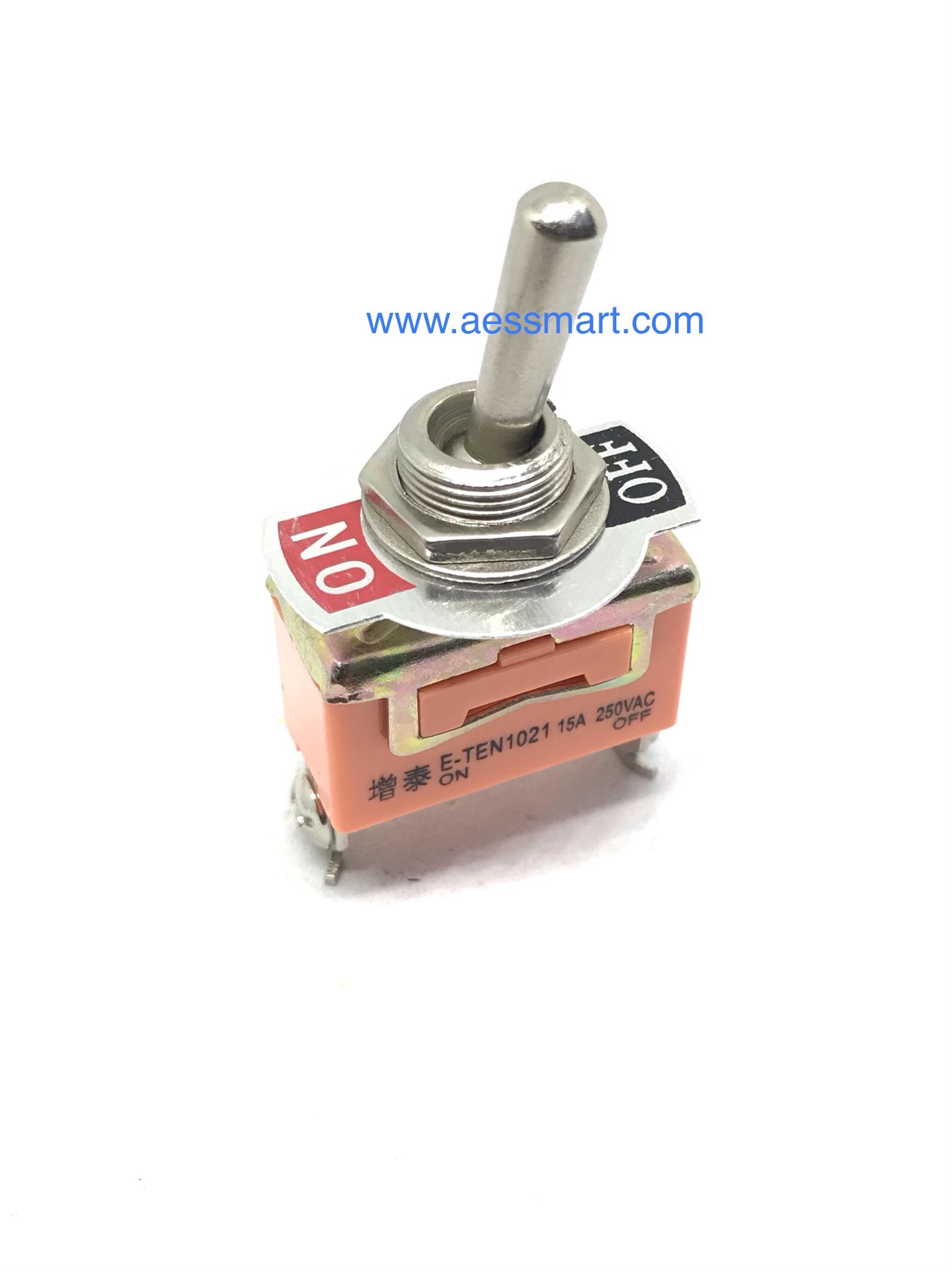 สวิตซ์โยก ON-OFF, 2p,15A/250V (E-TEN1021)