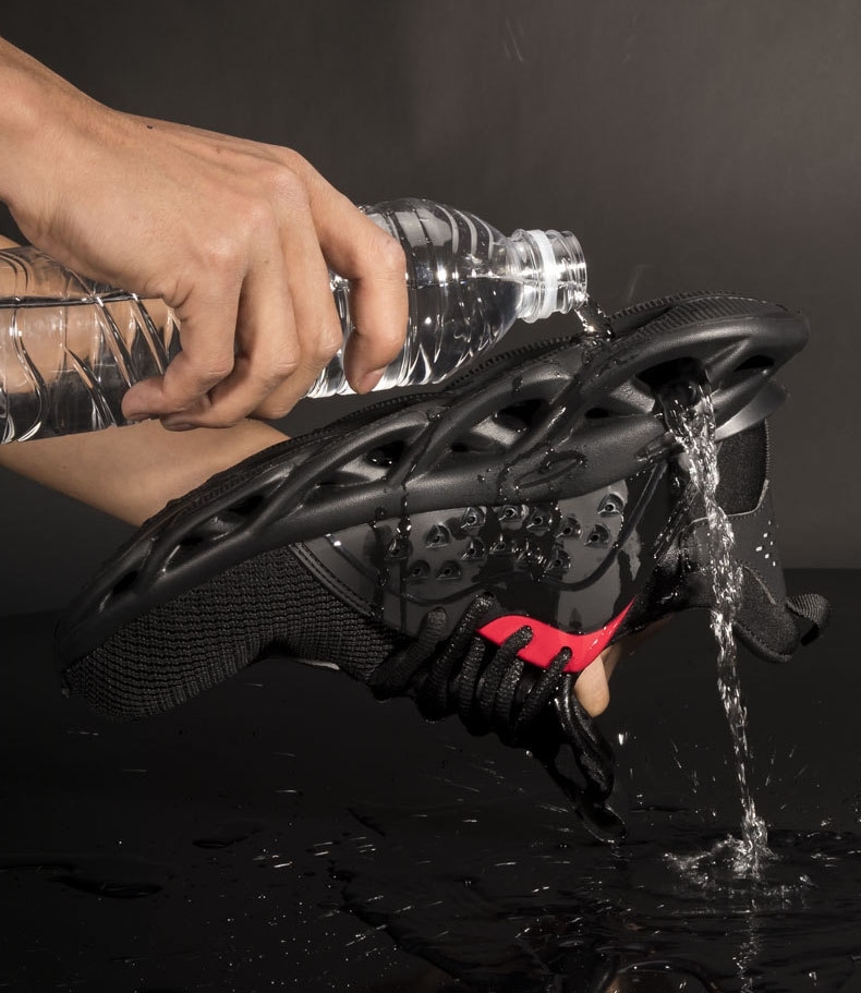 HOT SPORT NO.9 รองเท้าเซฟตี้ ผ้าใบ ดีไซส์สวย ทันสมัย หัวเหล็ก พื้นยางกันลื่น นุ่มเด้ง สวมใส่สบาย