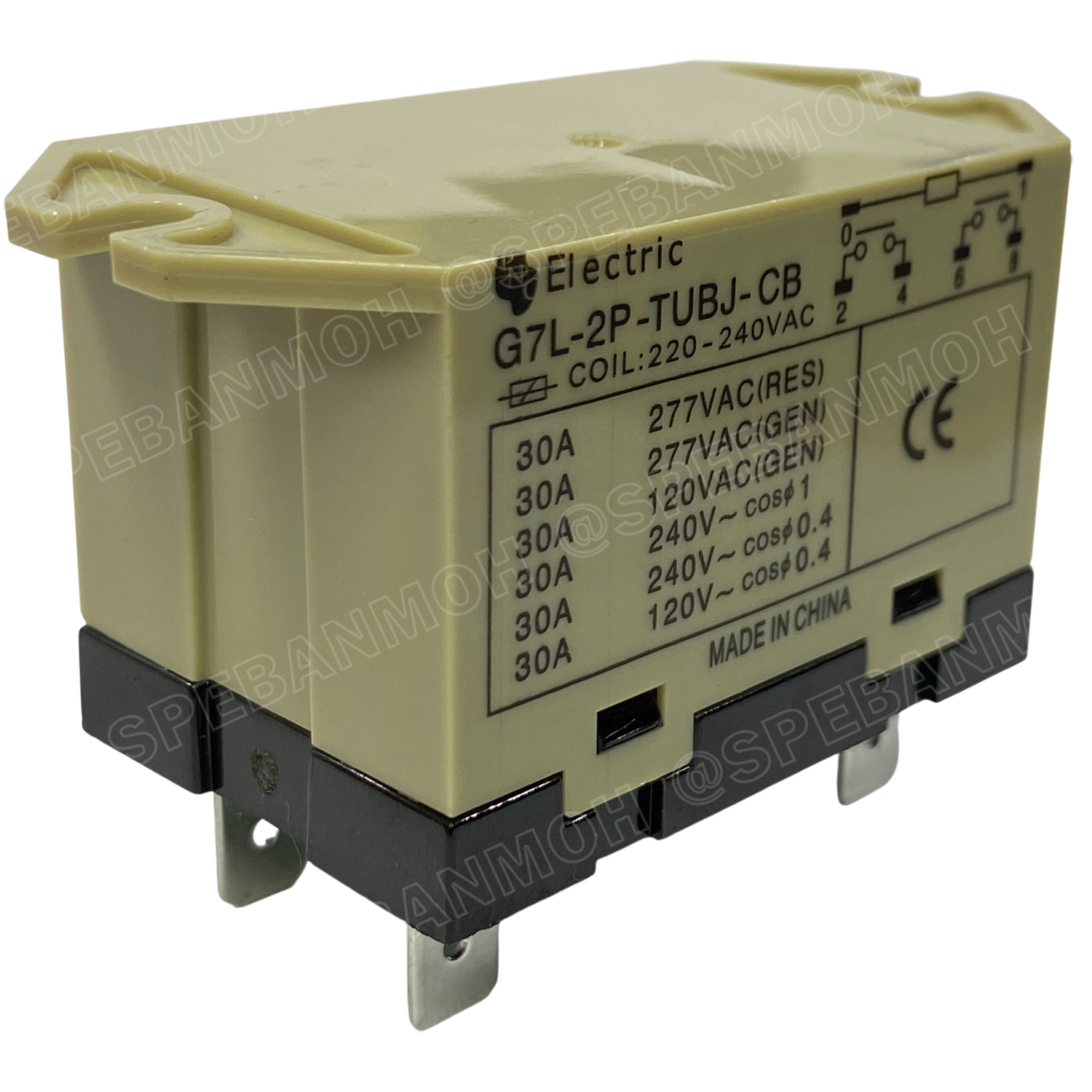 [ 1 ชิ้น ] G7L-2P-TUBJ-CB/220V รีเลย์ Relay G7L Coil Voltage 220VAC 30A 250VAC รีเลย์ 6ขา 6Pin เพาวเวอร์รีเลย์ Power Relay รีเลย์อุตสาหกรรม Control Relay เพาเวอร์ รีเลย์ เพาเวอร์ รีเลย์ แมกเนติก คอนแทคเตอร์ แอร์ แบบเงียบ 2P 30A