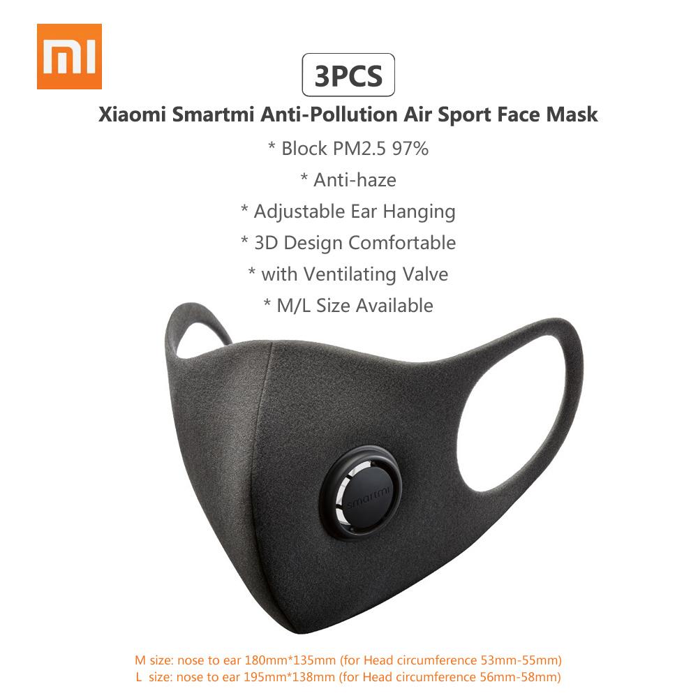 หน้ากาก Mi Anti-pollution mask M (กล่อง3ชิ้น) ประกันศูนย์ไทย