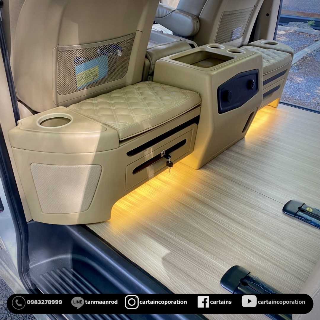 งานถอดคอนโซลสูง Hyundai Starex ปั้นคอนโซลเตี้ยใหม่ ใส่ซับใส่ลำโพงใส่กุญแจล็อกเพิ่ม งานสั่งทำ สั่งได้ดั่งใจ ♥️