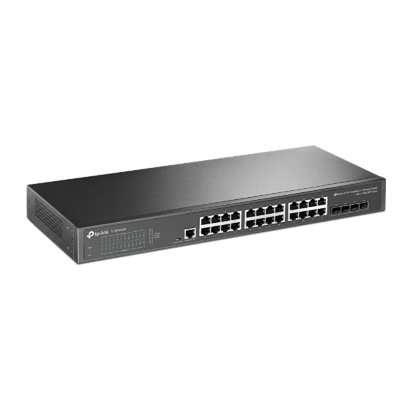 TP-Link TL-SG3428X JetStream 24-Port Gigabit L2+ Managed Switch with 4 10GE SFP+ Slots สินค้ารับประกัน Limited Lifetime