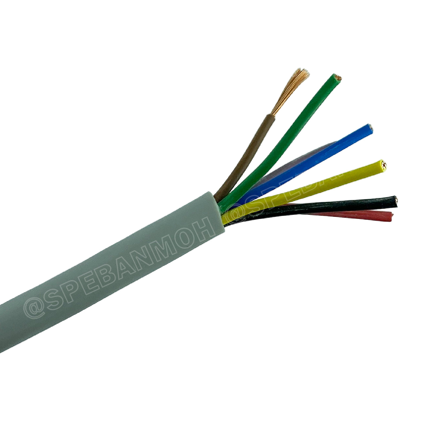 [ 100 เมตร ] SJK 7C x 1.0 Sq.mm. สายมัลติคอร์ 7 คอร์ Multicore Cable สาย AV Control Cable SJK สาย คอนโทรล 1.0 sq.mm. Multi Core Cable 1.0 mm² Control Signal Power Control Cable Control Wire สายคอนโทรล สายมัลติคอ สายสัญญาณ สายคอนโทรล เบอร์ 1.0 มม²