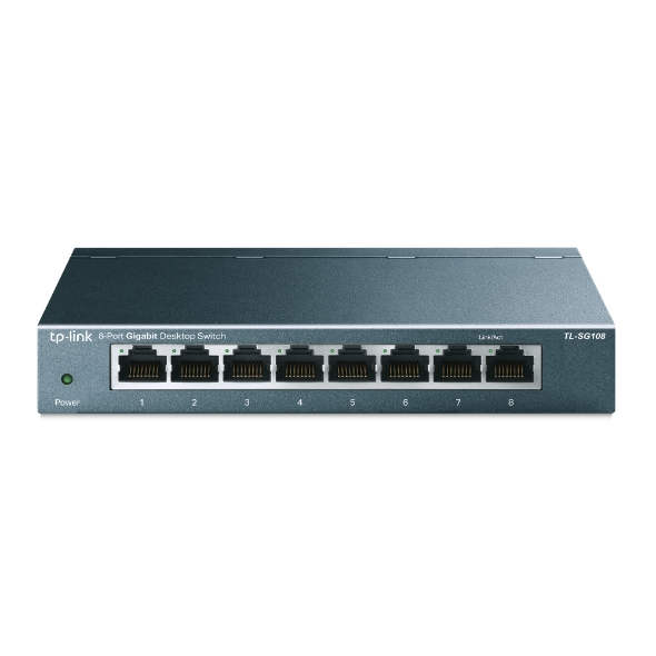 TP-LINK TL-SG108 8-Port 10/100/1000Mbps Desktop Switch รับประกันศูนย์ไทย