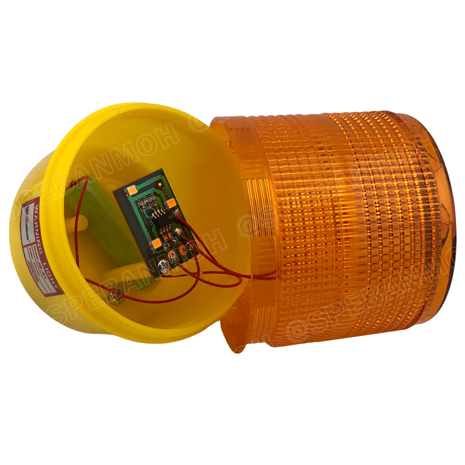 JS-01-YEL สีเหลือง Yellow LED ไฟสัญญาณเตือน โซล่าเซลล์ แอลอีดี แบบกระพริบ ฐานยึดน็อต Solar Cell Warning Light ไฟสัญญาณเตือน แสงอาทิตย์ ไฟเตือนใช้โซล่า ไฟเตือนใช้พลังงานแสงอาทิตย์ Solar Warning Light ไฟกระพริบใช้แผ่นโซล่า พลังงานแสงอาทิตย์ ไฟเตือนโซล่าเซลล