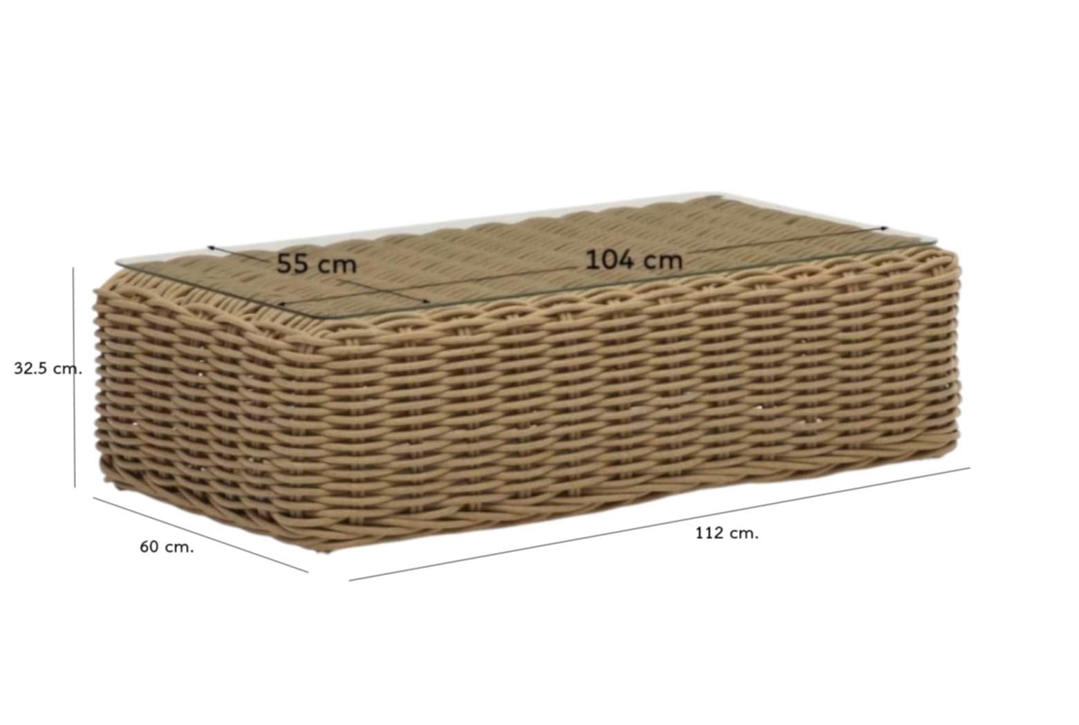 Rattan Minimal Sofa set (สำหรับ 3-4 ที่นั่ง)