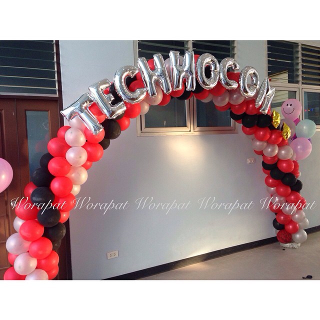 ซุ้มลูกโป่ง งานบายเนียร์ @ ราชภัฏนครปฐม