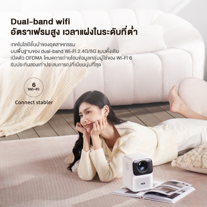 Wanbo T4 Projector WNB-6970885350221 สินค้ารับประกัน 1 ปี