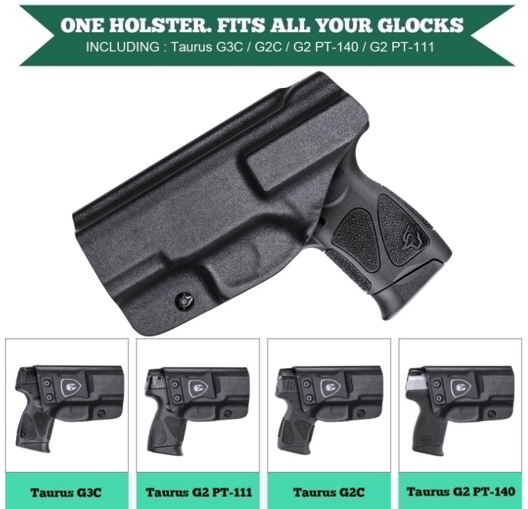 ซอง พกใน Taurus G2C G3C Millennium PT111 G2 PT140 9mm Fully Trigger Guard IWB Right Handed USA WARRIORLAND ส่งจากประเทศไทย