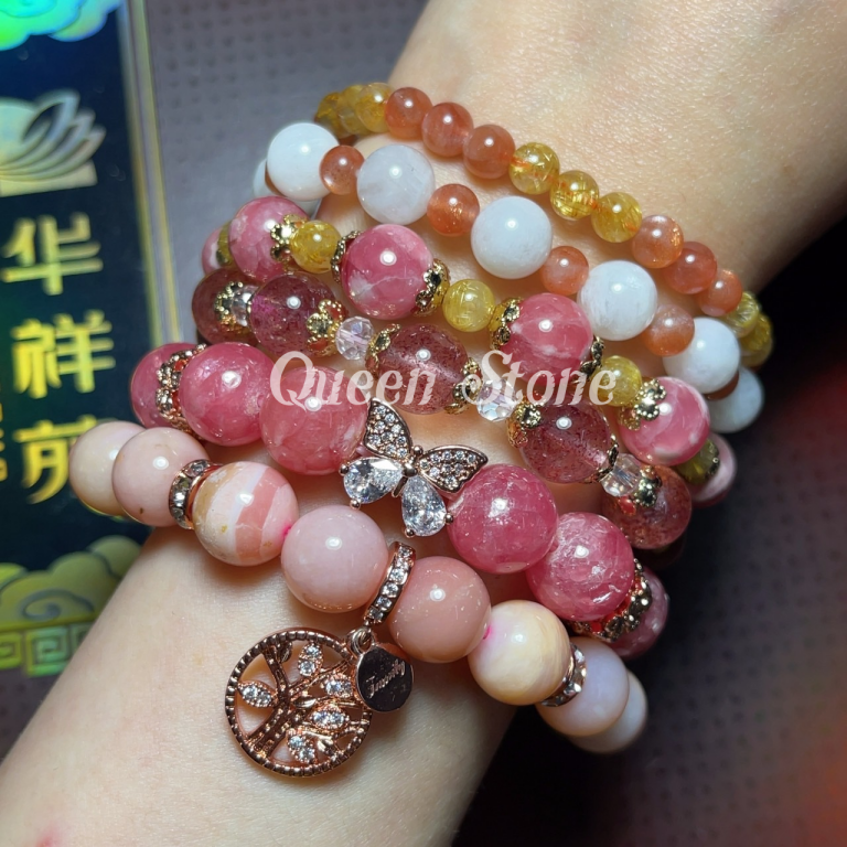 💕หินความรัก💕 เสน่ห์น่าหลงใหล คนนิยม ผู้ใหญ่เอ็นดู หินแท้แห่งความรัก หินนำโชค หินมงคล หินสี กำไลหิน เครื่องประดับ