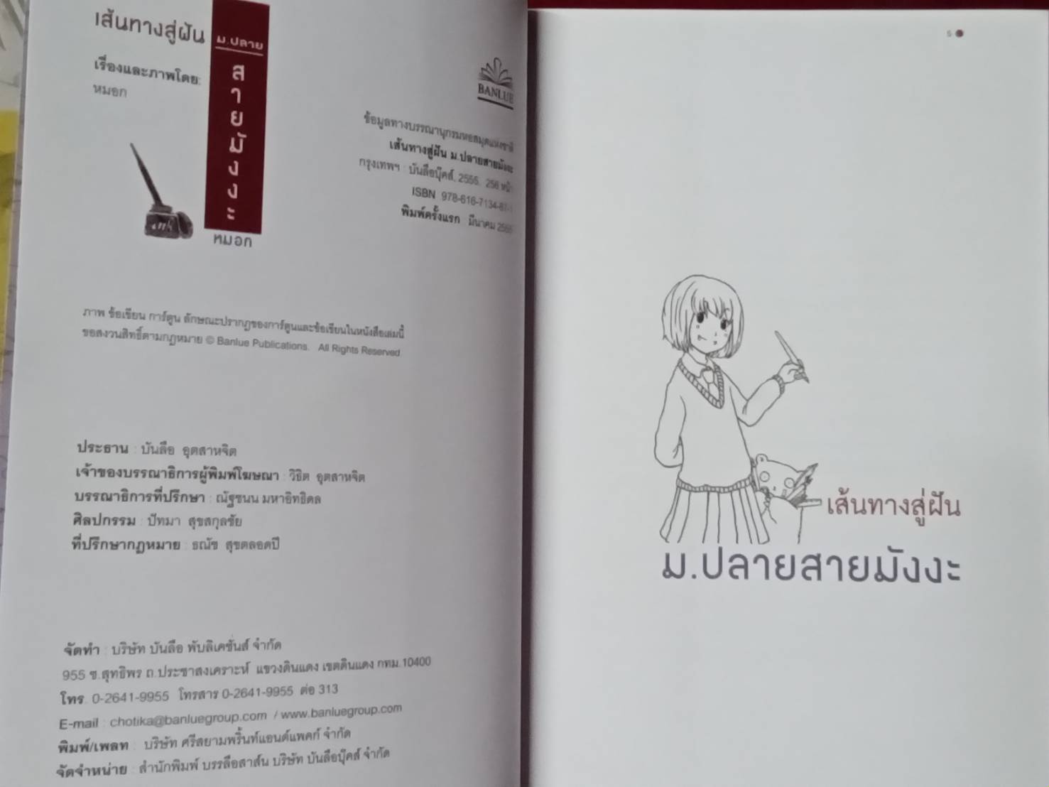 เส้นทางสู่ฝัน ม.ปลาย สายมังงะ : หมอก
