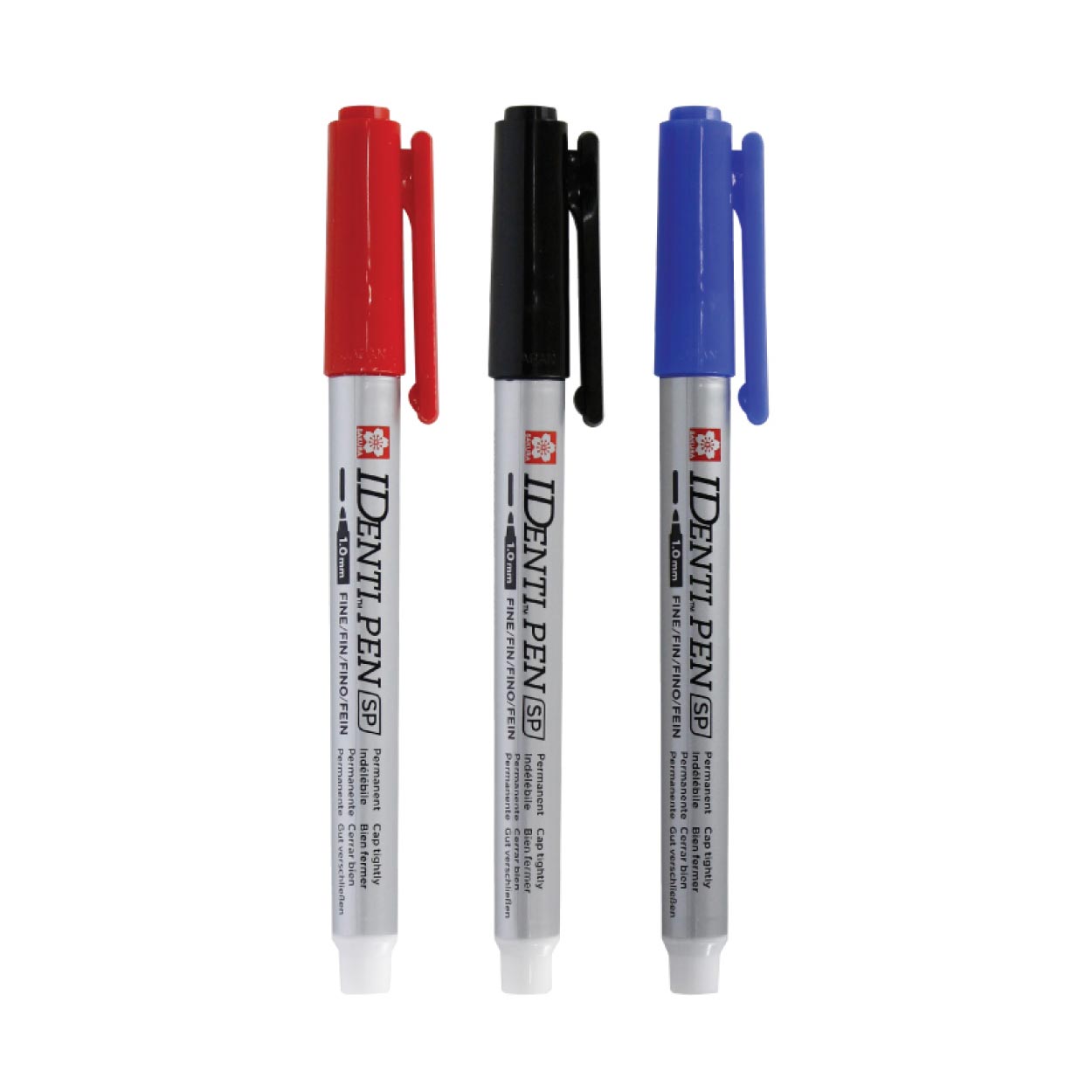ปากกา Permanent Marker หัวเดียว ตราซากุระ sakura รุ่น identi pen ปากกาเขียนซีดี เขียนพลาสติก ลบไม่ได้