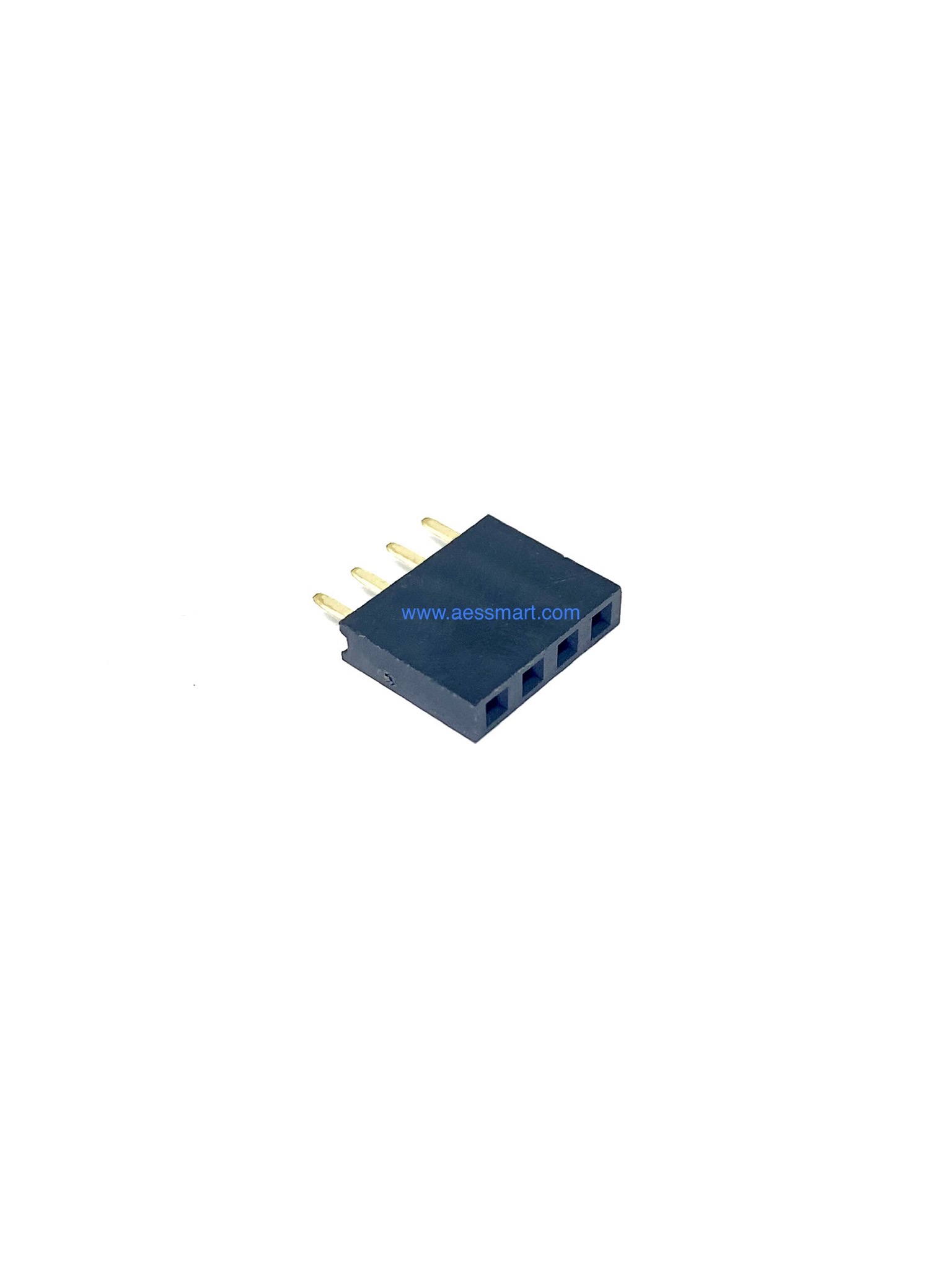 FHSS04G10/RH : 1*4 Pins Female, P.C. Board Socket