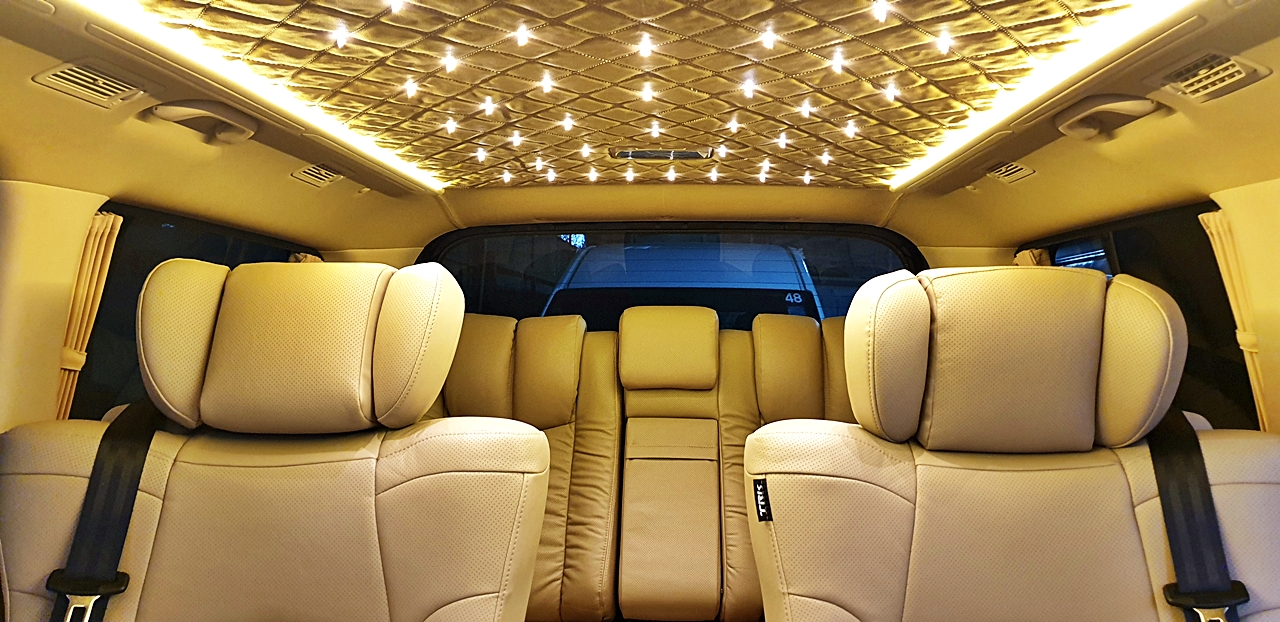 หุ้มหลังคา พร้อมรางไฟ ลายตาราง