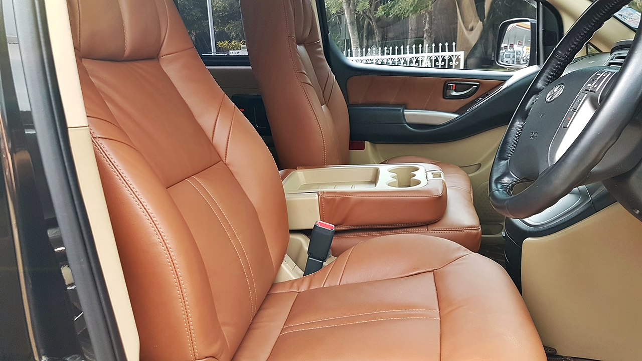 เบาะแถวคนขับแปลงทรง หุ้มใหม่ รถฮุนได hyundai staria