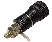 [ 10ชิ้น ] BDP-006MM บานานาแจ็ค ติดแท่น (Banana Socket) Ø 4 mm หัว 13 มม ดำ (Black) บานานาแจ็ค Banana Jack ปลั๊กกล้วยติดแท่น Biding Post Mounting Type ปลั๊กก้วย ตัวเมีย ติดเเท่น Test Lead Socket ไบดิ้งโพส ปลั๊ก แจ็ค ไบดิ้งโพส ขั้วต่อทดลอง ปลั๊กตัวเมีย เดี