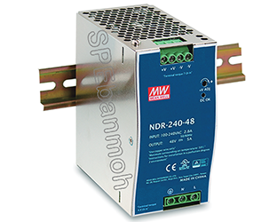สวิทช์ชิ่งพาวเวอร์ซัพพลาย Meanwell NDR-240-24 ไฟเข้า 220VAC ไฟออก 24V 10A