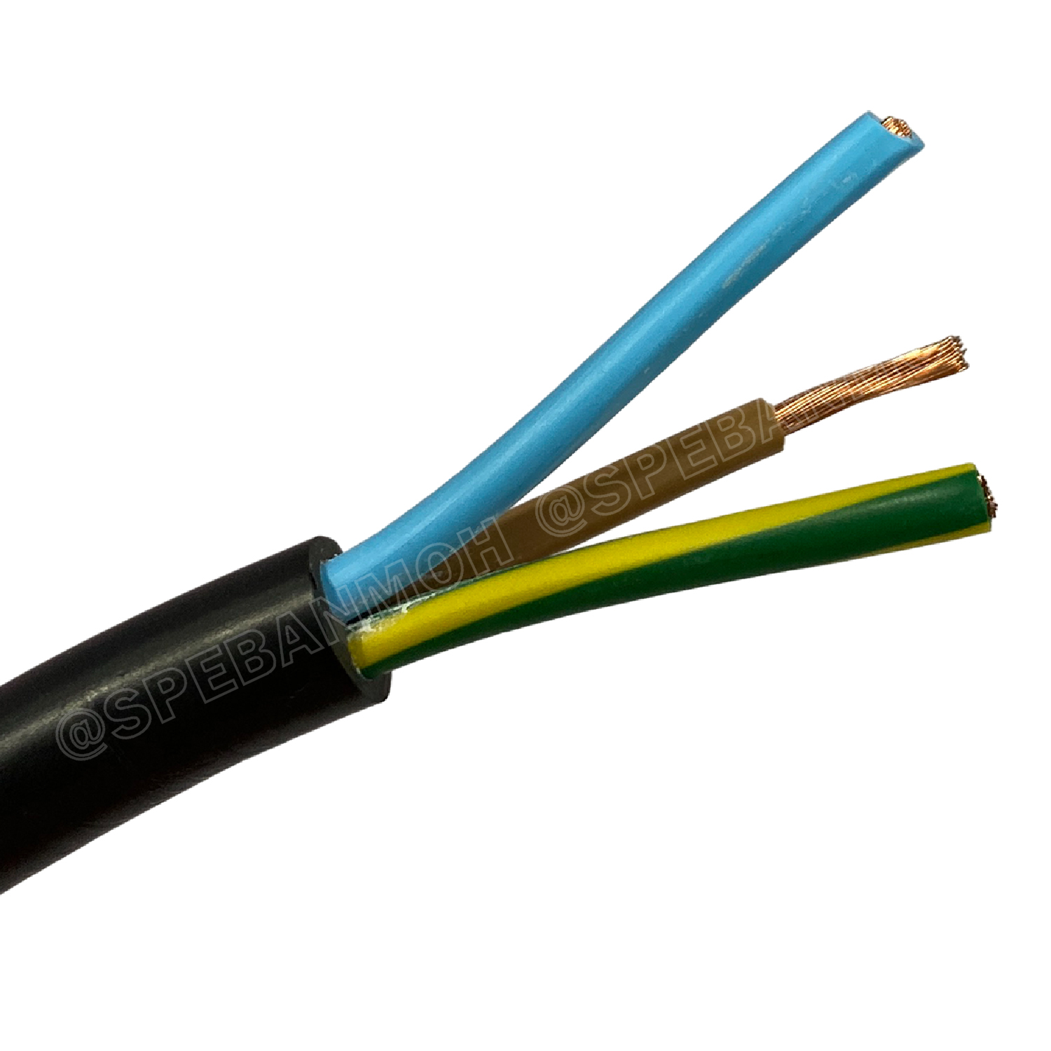 [ 100 เมตร ] VCT-G 2X2.5/2.5 สายคอนโทรลและสายอ่อน 3Gx2.5 mm2 Flexible annealed copper IEC53-G sq.mm VCT 2C+GRD VCT 3คอร์ VCT 3C X 2.5 สายVCT สายไฟเมน สายไฟบ้าน สายปลั๊ก VCT AC Power Cable สายพาวเวอร์ สายดำ VCT Cable สายไฟ วีซีที กราวด์ สายอ่